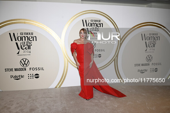 Samantha Barry attends the red carpet for Glamour Women of The Year 2024 at the Mexico City Four Seasons Hotel in Mexico City, Mexico, on No...