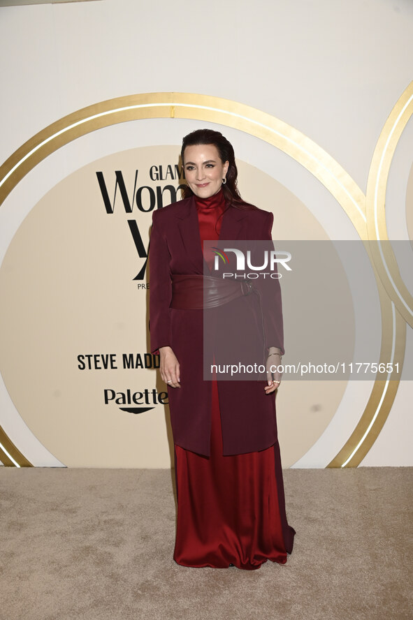 Farah Slim attends the red carpet for Glamour Women of The Year 2024 at the Four Seasons Hotel in Mexico City, Mexico, on November 13, 2024....