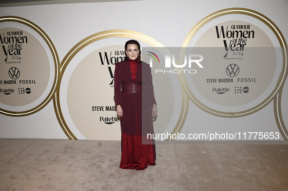 Farah Slim attends the red carpet for Glamour Women of The Year 2024 at the Four Seasons Hotel in Mexico City, Mexico, on November 13, 2024....