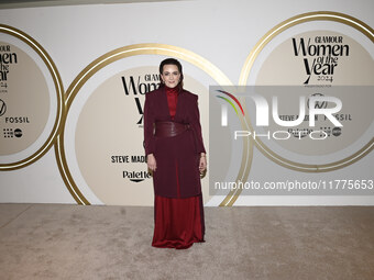 Farah Slim attends the red carpet for Glamour Women of The Year 2024 at the Four Seasons Hotel in Mexico City, Mexico, on November 13, 2024....