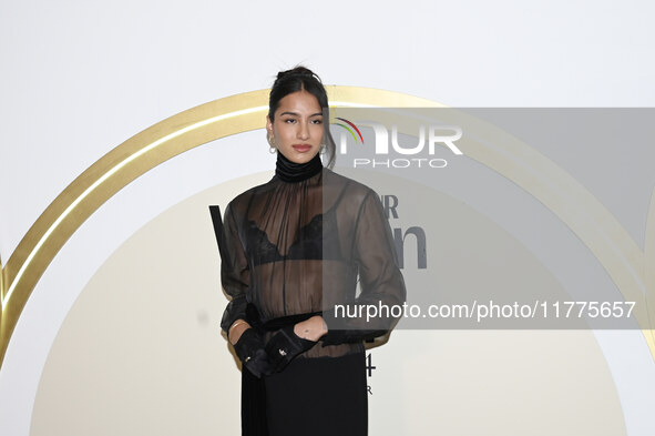 Trinidad Gonzalez attends the red carpet for Glamour Women of The Year 2024 at the Four Seasons Hotel in Mexico City, Mexico, on November 13...