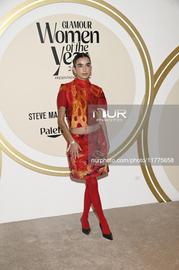 Sofia Monroy attends the red carpet for Glamour Women of The Year 2024 at the Four Seasons Hotel in Mexico City, Mexico, on November 13, 202...