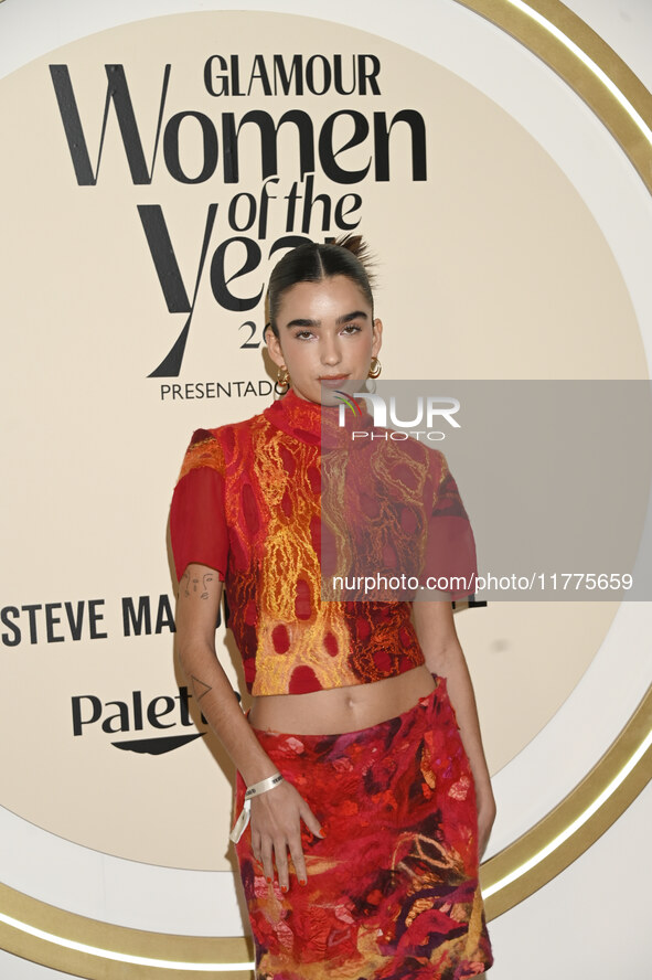 Sofia Monroy attends the red carpet for Glamour Women of The Year 2024 at the Four Seasons Hotel in Mexico City, Mexico, on November 13, 202...