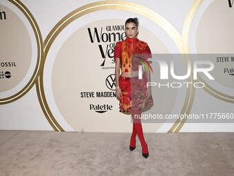 Sofia Monroy attends the red carpet for Glamour Women of The Year 2024 at the Four Seasons Hotel in Mexico City, Mexico, on November 13, 202...