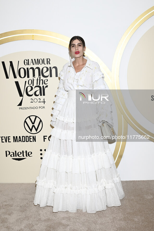 Lorena Barreto attends the red carpet for Glamour Women of The Year 2024 at the Four Seasons Hotel in Mexico City, Mexico, on November 13, 2...