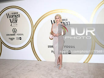 Cassandra Sanchez-Navarro attends the red carpet for Glamour Women of The Year 2024 at the Four Seasons Hotel in Mexico City, Mexico, on Nov...