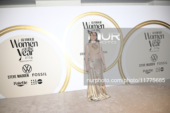 Sofia Lama attends the red carpet for Glamour Women of The Year 2024 at the Four Seasons Hotel in Mexico City, Mexico, on November 13, 2024....