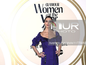 Claudia Alvarez attends the red carpet for Glamour Women of The Year 2024 at the Four Seasons Hotel in Mexico City, Mexico, on November 13,...