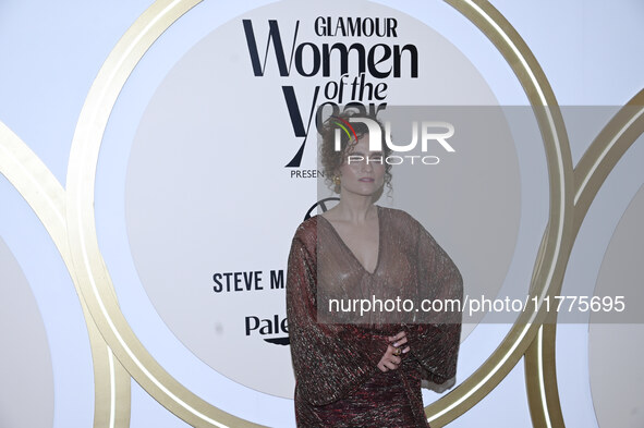 Damayanti Quintanar attends the red carpet for Glamour Women of The Year 2024 at the Four Seasons Hotel in Mexico City, Mexico, on November...