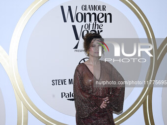 Damayanti Quintanar attends the red carpet for Glamour Women of The Year 2024 at the Four Seasons Hotel in Mexico City, Mexico, on November...