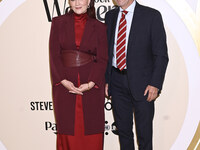 Farah Slim and Fernando Landeros attend the red carpet for Glamour Women of The Year 2024 at the Four Seasons Hotel in Mexico City, Mexico,...