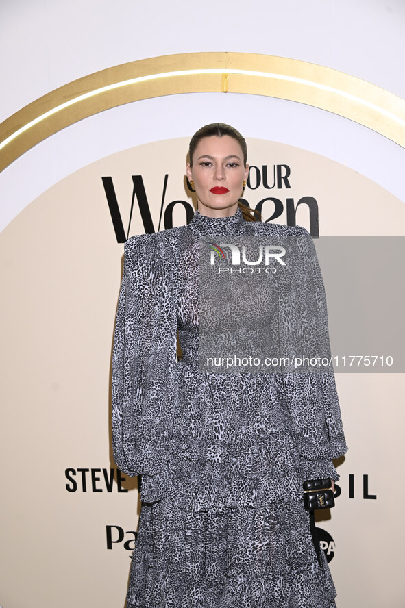 Natalia Subtil attends the red carpet for Glamour Women of The Year 2024 at the Four Seasons Hotel in Mexico City, Mexico, on November 13, 2...