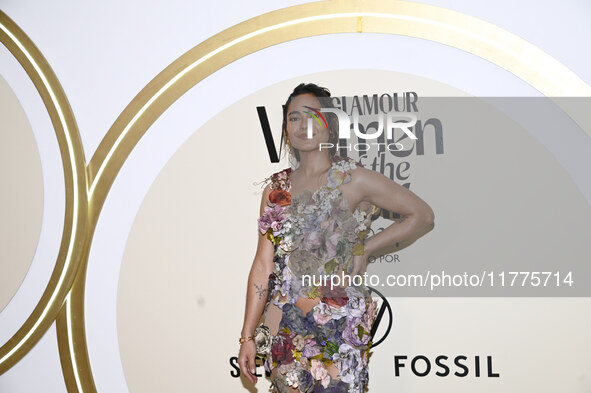 Mabel Cadena attends the red carpet for Glamour Women of The Year 2024 at the Four Seasons Hotel in Mexico City, Mexico, on November 13, 202...