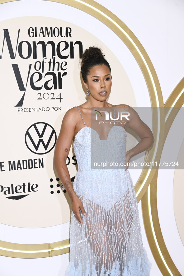 Fela Dominguez attends the red carpet for Glamour Women of The Year 2024 at the Four Seasons Hotel in Mexico City, Mexico, on November 13, 2...