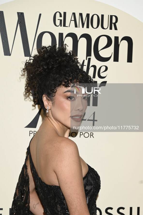 Elyfer Torres attends the red carpet for Glamour Women of The Year 2024 at the Four Seasons Hotel in Mexico City, Mexico, on November 13, 20...