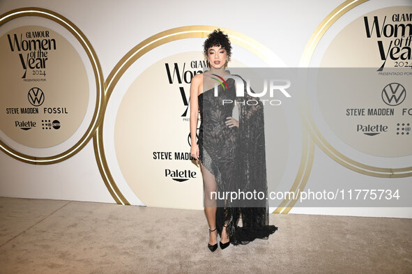 Elyfer Torres attends the red carpet for Glamour Women of The Year 2024 at the Four Seasons Hotel in Mexico City, Mexico, on November 13, 20...