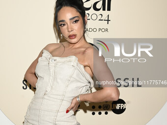 Manelyk Gonzalez attends the red carpet for Glamour Women of The Year 2024 at the Four Seasons Hotel in Mexico City, Mexico, on November 13,...