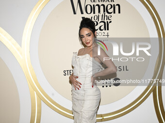 Manelyk Gonzalez attends the red carpet for Glamour Women of The Year 2024 at the Four Seasons Hotel in Mexico City, Mexico, on November 13,...