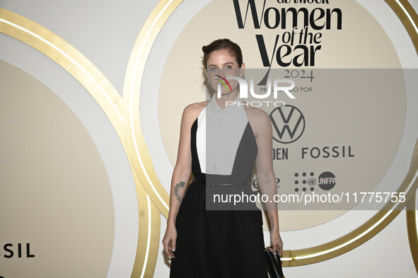 Natasha Dupeyron attends the red carpet for Glamour Women of The Year 2024 at the Four Seasons Hotel in Mexico City, Mexico, on November 13,...