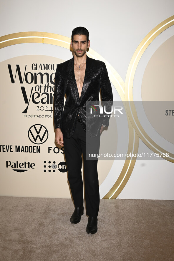 Andres Leonardi attends the red carpet for Glamour Women of The Year 2024 at the Four Seasons Hotel in Mexico City, Mexico, on November 13,...