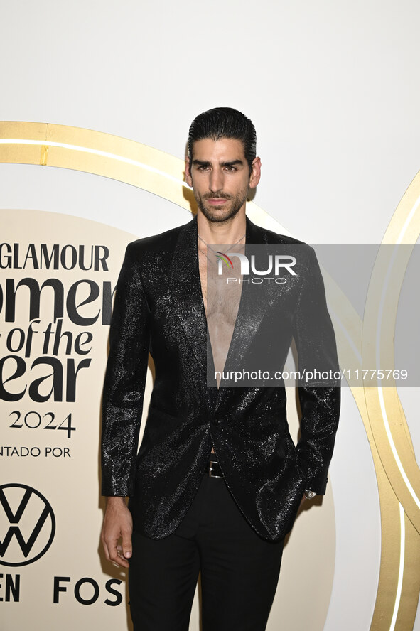 Andres Leonardi attends the red carpet for Glamour Women of The Year 2024 at the Four Seasons Hotel in Mexico City, Mexico, on November 13,...