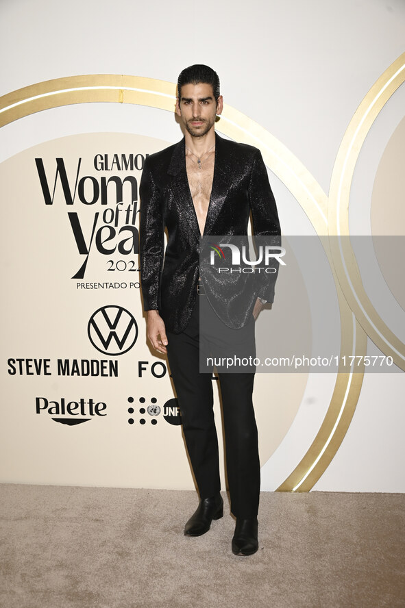 Andres Leonardi attends the red carpet for Glamour Women of The Year 2024 at the Four Seasons Hotel in Mexico City, Mexico, on November 13,...