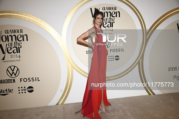 Edsa Ramirez attends the red carpet for Glamour Women of The Year 2024 at the Four Seasons Hotel in Mexico City, Mexico, on November 13, 202...