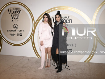 Lesslie Velazquez Espinosa and Karen Velazquez Espinosa attend the red carpet for Glamour Women of The Year 2024 at the Four Seasons Hotel i...