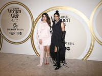 Lesslie Velazquez Espinosa and Karen Velazquez Espinosa attend the red carpet for Glamour Women of The Year 2024 at the Four Seasons Hotel i...