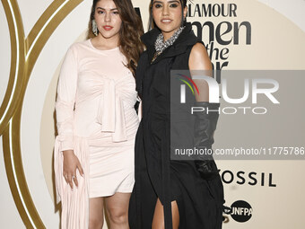 Lesslie Velazquez Espinosa and Karen Velazquez Espinosa attend the red carpet for Glamour Women of The Year 2024 at the Four Seasons Hotel i...