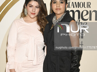 Lesslie Velazquez Espinosa and Karen Velazquez Espinosa attend the red carpet for Glamour Women of The Year 2024 at the Four Seasons Hotel i...