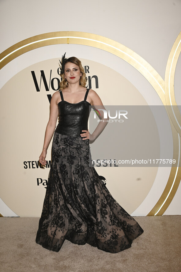 Suiziana Lopez attends the red carpet for Glamour Women of The Year 2024 at the Four Seasons Hotel in Mexico City, Mexico, on November 13, 2...