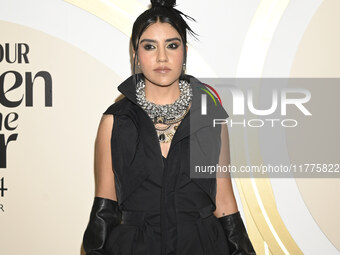 Karen Velazquez Espinosa attends the red carpet for Glamour Women of The Year 2024 at the Four Seasons Hotel in Mexico City, Mexico, on Nove...