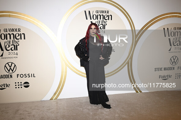 Dulce Maria Espinosa attends the red carpet for Glamour Women of The Year 2024 at the Four Seasons Hotel in Mexico City, Mexico, on November...