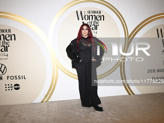 Dulce Maria Espinosa attends the red carpet for Glamour Women of The Year 2024 at the Four Seasons Hotel in Mexico City, Mexico, on November...