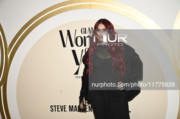 Dulce Maria Espinosa attends the red carpet for Glamour Women of The Year 2024 at the Four Seasons Hotel in Mexico City, Mexico, on November...