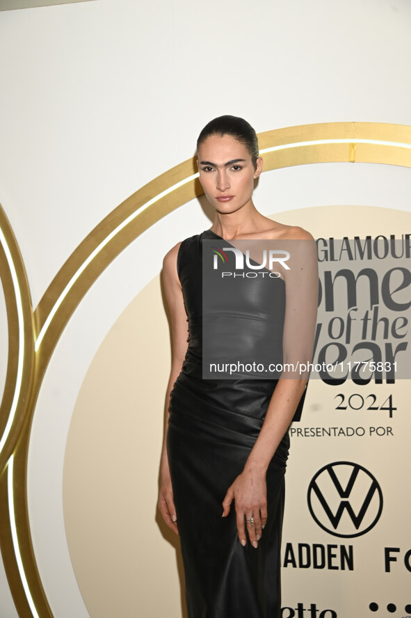 Mina Serrano attends the red carpet for Glamour Women of The Year 2024 at the Four Seasons Hotel in Mexico City, Mexico, on November 13, 202...