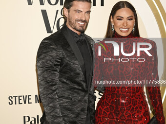 Isaac Moreno and Galilea Montijo attend the red carpet for Glamour Women of The Year 2024 at the Four Seasons Hotel in Mexico City, Mexico,...