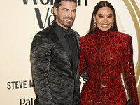 Isaac Moreno and Galilea Montijo attend the red carpet for Glamour Women of The Year 2024 at the Four Seasons Hotel in Mexico City, Mexico,...