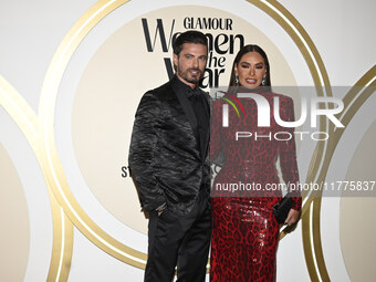 Isaac Moreno and Galilea Montijo attend the red carpet for Glamour Women of The Year 2024 at the Four Seasons Hotel in Mexico City, Mexico,...