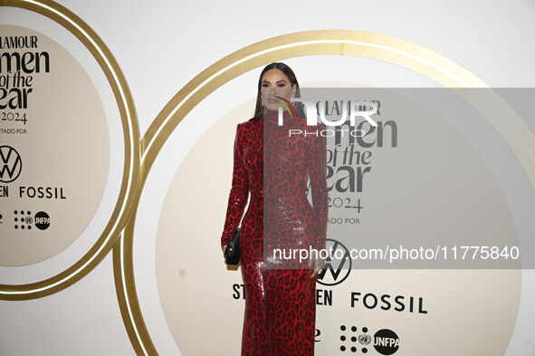 Galilea Montijo attends the red carpet for Glamour Women of The Year 2024 at the Four Seasons Hotel in Mexico City, Mexico, on November 13,...