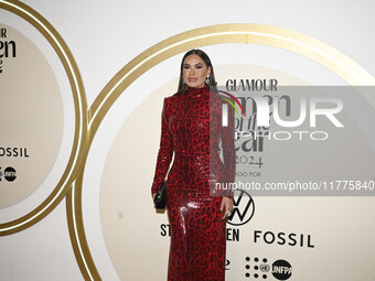 Galilea Montijo attends the red carpet for Glamour Women of The Year 2024 at the Four Seasons Hotel in Mexico City, Mexico, on November 13,...