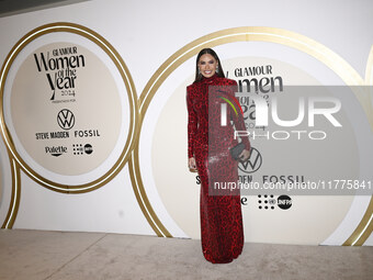 Galilea Montijo attends the red carpet for Glamour Women of The Year 2024 at the Four Seasons Hotel in Mexico City, Mexico, on November 13,...