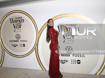 Galilea Montijo attends the red carpet for Glamour Women of The Year 2024 at the Four Seasons Hotel in Mexico City, Mexico, on November 13,...