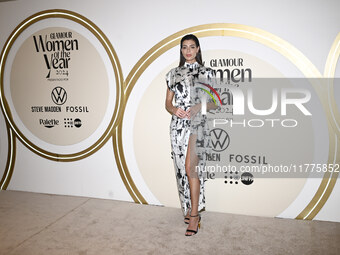 Tania Garcia attends the red carpet for Glamour Women of The Year 2024 at the Four Seasons Hotel in Mexico City, Mexico, on November 13, 202...