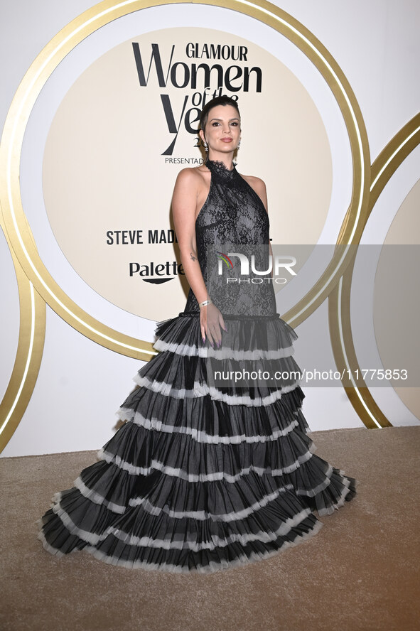 Pia Martinez attends the red carpet for Glamour Women of The Year 2024 at the Four Seasons Hotel in Mexico City, Mexico, on November 13, 202...