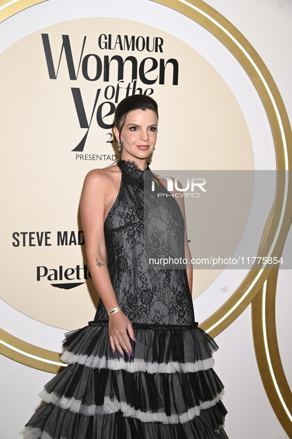 Pia Martinez attends the red carpet for Glamour Women of The Year 2024 at the Four Seasons Hotel in Mexico City, Mexico, on November 13, 202...