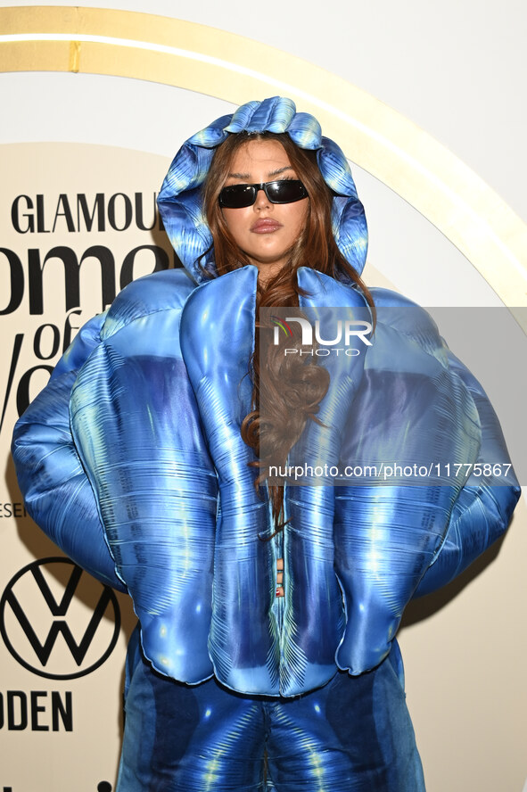 Tess Bu Cuaron attends the red carpet for Glamour Women of The Year 2024 at the Four Seasons Hotel in Mexico City, Mexico, on November 13, 2...