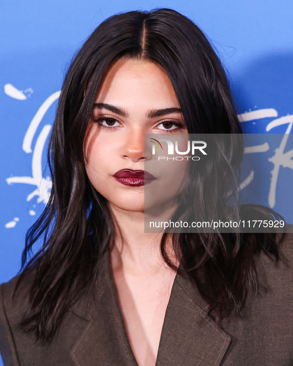 Ariana Greenblatt arrives at the Los Angeles Premiere Of A24's 'Queer' held at the Directors Guild of America Theater Complex on November 13...