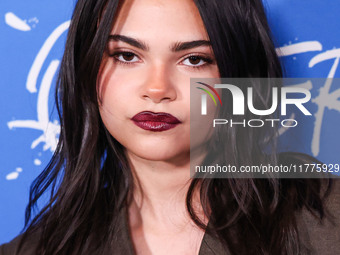 Ariana Greenblatt arrives at the Los Angeles Premiere Of A24's 'Queer' held at the Directors Guild of America Theater Complex on November 13...